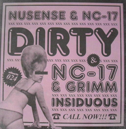 Nusense - Dirty / Insidious - Vinyl Record 12" image 1