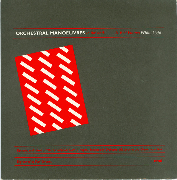 Orchestral Manoeuvre - Red Frame/White Light - Used Vinyl Record 7" image 1