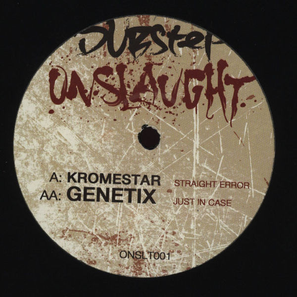 Kromestar - Straight Error / Just In Case - Vinyl Record 12" image 1