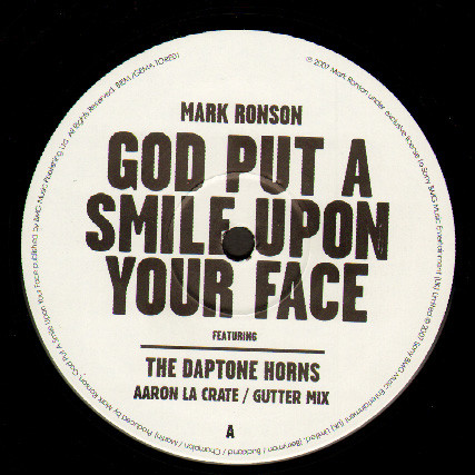 Mark Ronson - God Put A Smile Upon Your Face (Aaron La Crate / Gutter image 1