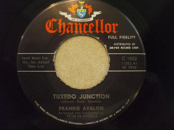 Frankie Avalon - Tuxedo Junction / Where Are You - Used Vinyl Record image 1