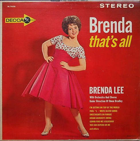 Brenda Lee - Brenda That's All - Used Vinyl Record image 1