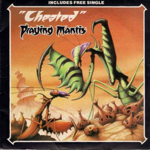 Praying Mantis - Cheated - Used Vinyl Record 7" image 1