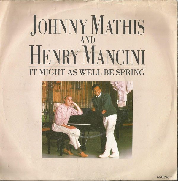 Johnny Mathis - It Might As Well Be Spring - Used Vinyl Record 7" image 1