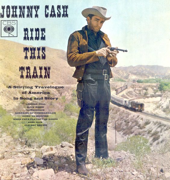 Johnny Cash - Ride This Train - Used Vinyl Record image 1