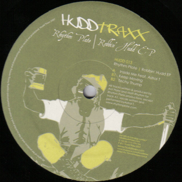Rhythm Plate - Robbin' Hudd EP - Vinyl Record 12" image 1