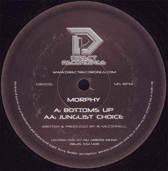 Morphy - Bottoms Up / Junglist Choice - Vinyl Record 12" image 1