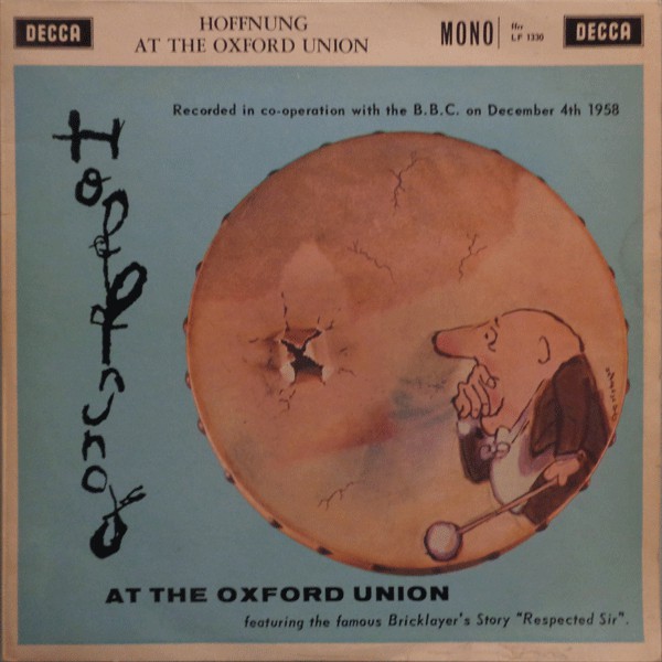 Gerard Hoffnung - At The Oxford Union - Used Vinyl Record image 1