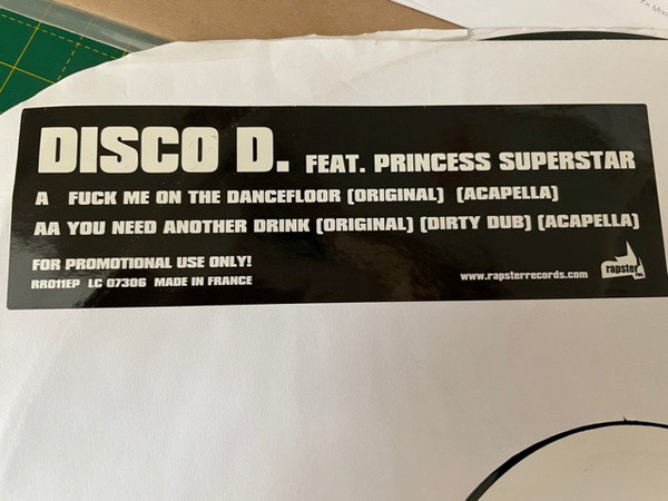 Disco D - uck Me On The Dancefloor - Used Vinyl Record 12" image 1