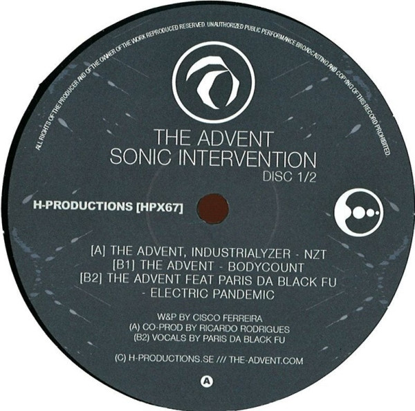 Advent - Sonic Intervention (Disc 1/2) - Vinyl Record 12" image 1