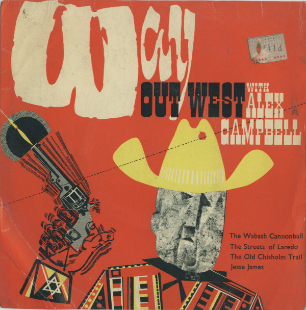 Alex Campbell - Way Out West - Used Vinyl Record 7" image 1