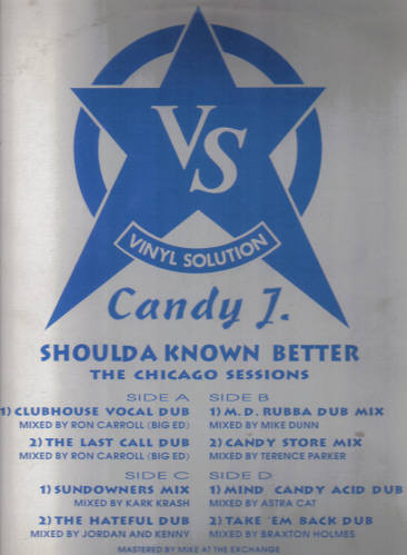 Candy J - Shoulda Known Better (The Chicago Sessions) - Used Vinyl Re image 1