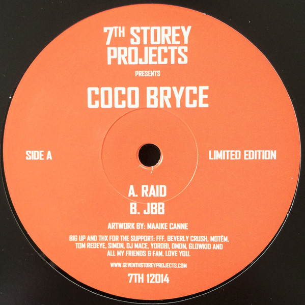 Coco Bryce - Raid / JBB - Vinyl Record 10" image 1
