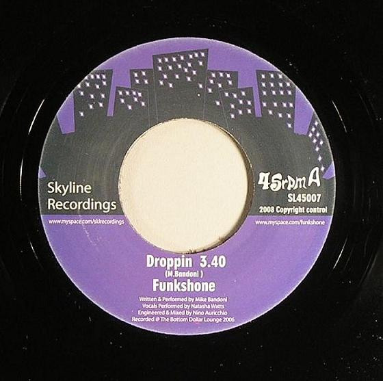 Funkshone - Droppin - Vinyl Record 7" image 1