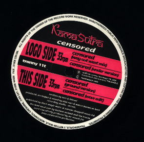 Kamasutra - Censored - Used Vinyl Record 12" image 1