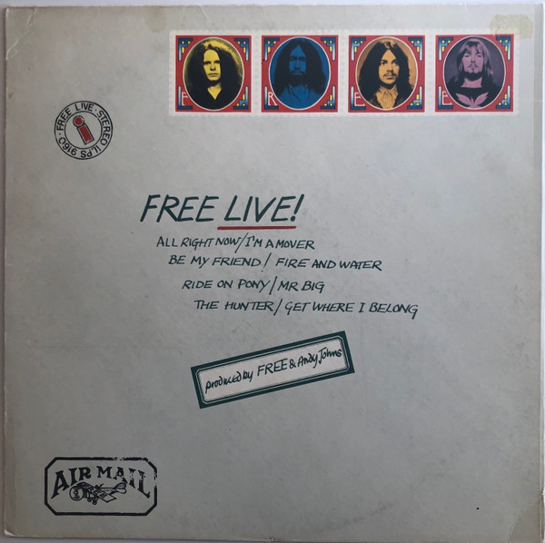 Free - Live - Used Vinyl Record image 1