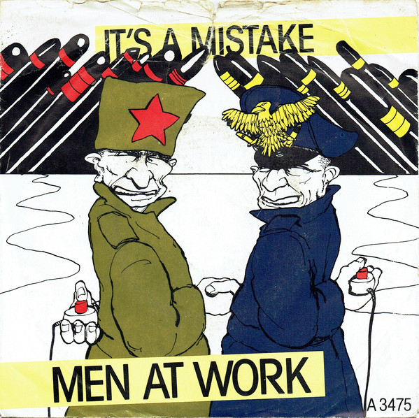 Men At Work - It's A Mistake - Used Vinyl Record 7" image 1