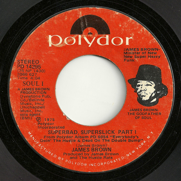James Brown - Superbad, Superslick - Used Vinyl Record 7" image 1