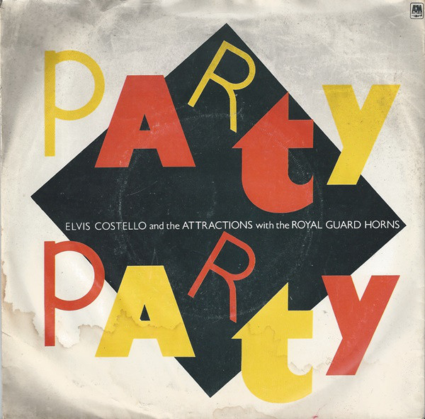 Elvis Costello & The - Party Party - Used Vinyl Record 7" image 1