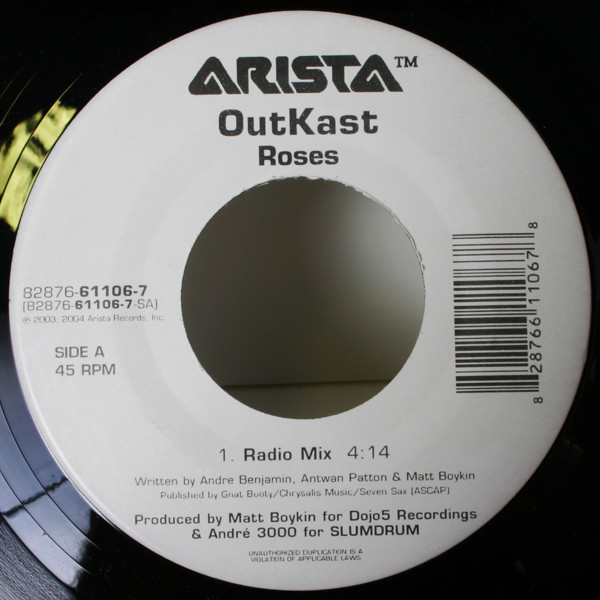 OutKast - Roses - Vinyl Record 7" image 1