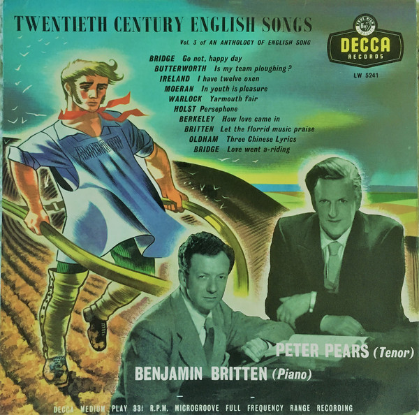 Peter Pears - Twentieth Century English Songs - An Anthology Of English image 1