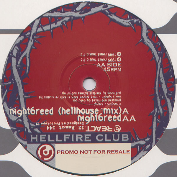 Hellfire Club - Nightbreed - Used Vinyl Record 12" image 1