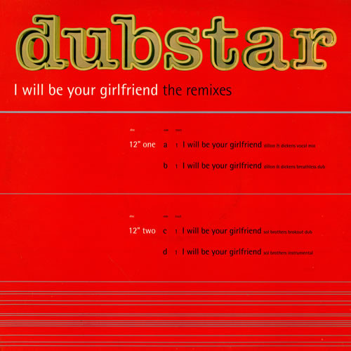 Dubstar - I Will Be Your Girlfriend (The Remixes) - Used Viny image 1