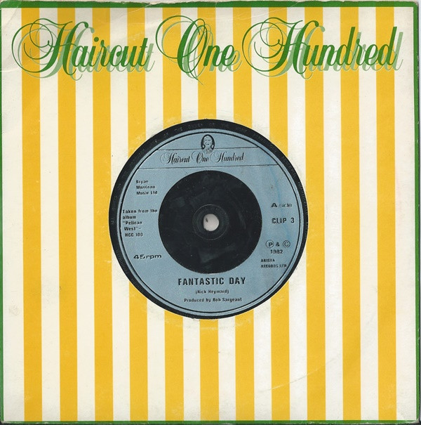 Haircut One Hundred - Fantastic Day - Used Vinyl Record 7" image 1