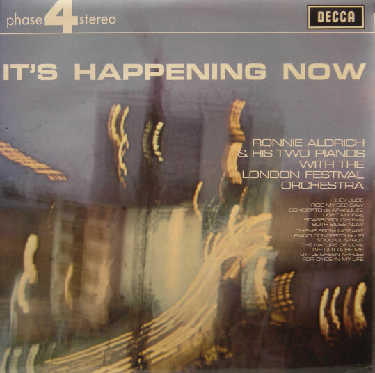 Ronnie Aldrich And H - It's Happening Now - Used Vinyl Record image 1