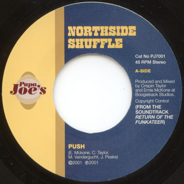 Push - Northside Shuffle / Benny's Blues - Vinyl Record 7" image 1