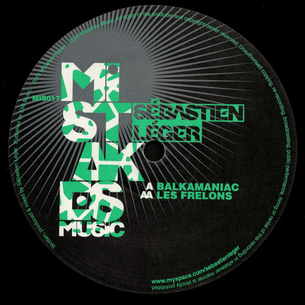 Sebastien Leger - Balkamaniac / Les Frelons - Vinyl Record 12" image 1