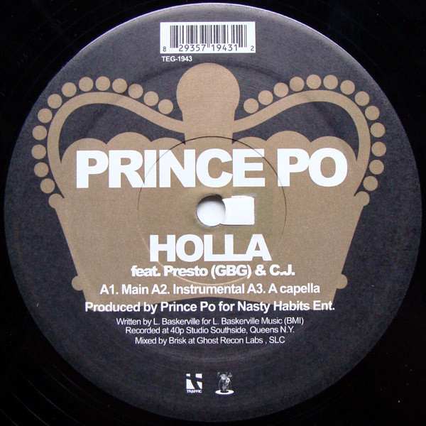 Prince Po - Holla / Mecheti Lightspeed - Used Vinyl Record 12" image 1