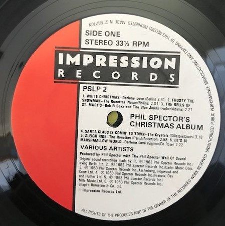 Various - Phil Spector's Christmas Album - Used Vinyl Record image 1