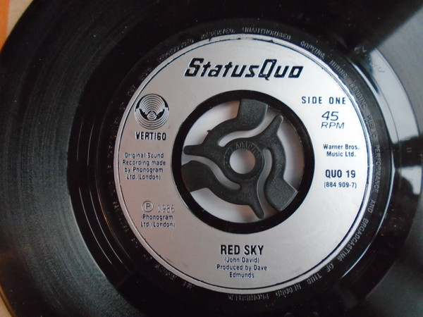 Status Quo - Red Sky - Used Vinyl Record 7" image 1