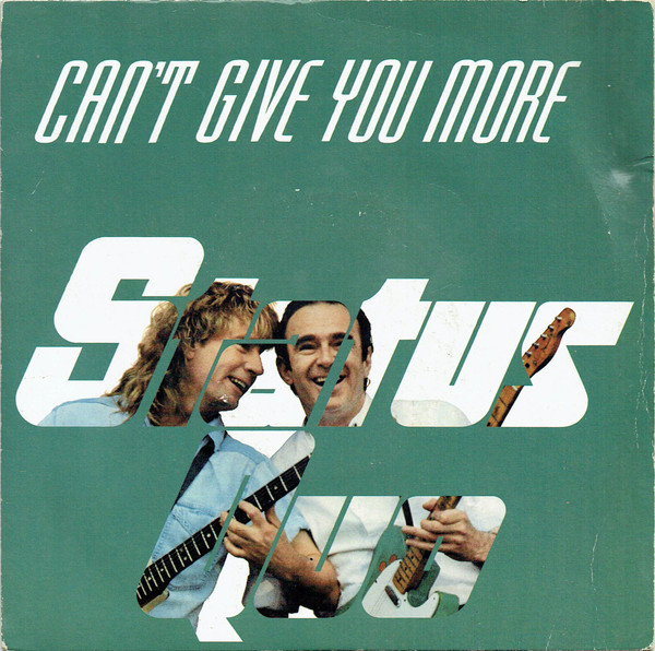 Status Quo - Can't Give You More - Used Vinyl Record 7" image 1