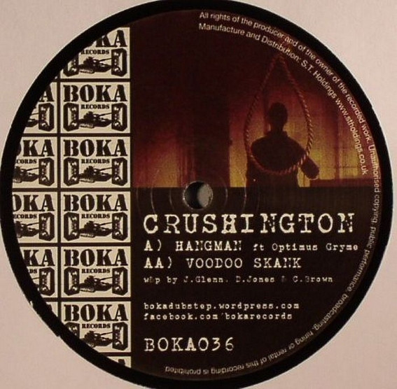 Crushington - Hangman / Voodoo Skank - Vinyl Record 12" image 1