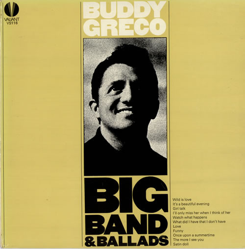 Buddy Greco - Big Band & Ballads - Used Vinyl Record Album image 1