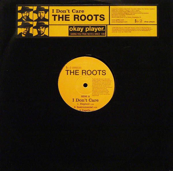 Roots - I Don't Care - Vinyl Record 12" image 1