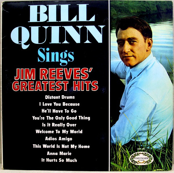 Bill Quinn - Sings Jim Reeves' Greatest Hits - Used Vinyl Record image 1