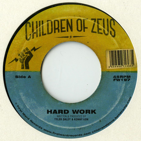 Children Of Zeus - Hard Work - Vinyl Record 7" image 1