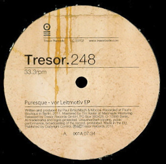 Puresque - Vor Leitmotiv EP - Vinyl Record 12" image 1