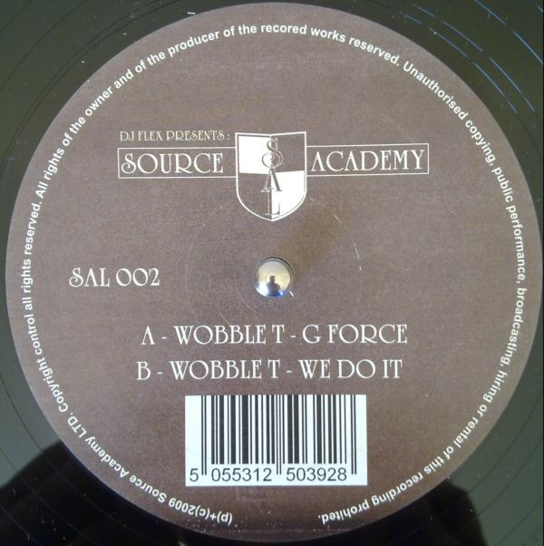 Wobble T - G Force - Vinyl Record 12" image 1