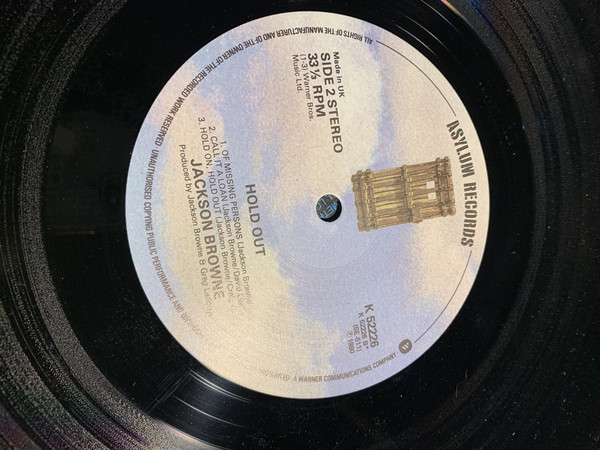 Jackson Browne - Hold Out - Used Vinyl Record image 1