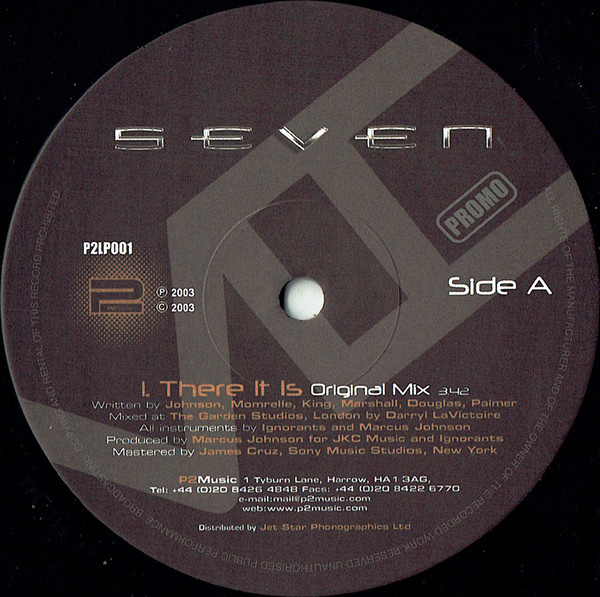 Seven - re It Is - Used Vinyl Record 12" image 1