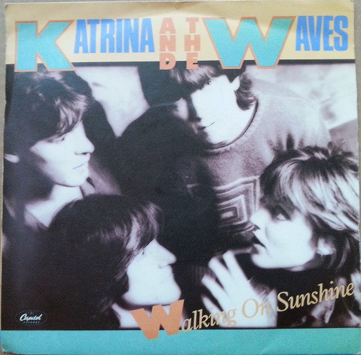 Katrina And The Wave - Walking On Sunshine - Used Vinyl Record 7" image 1