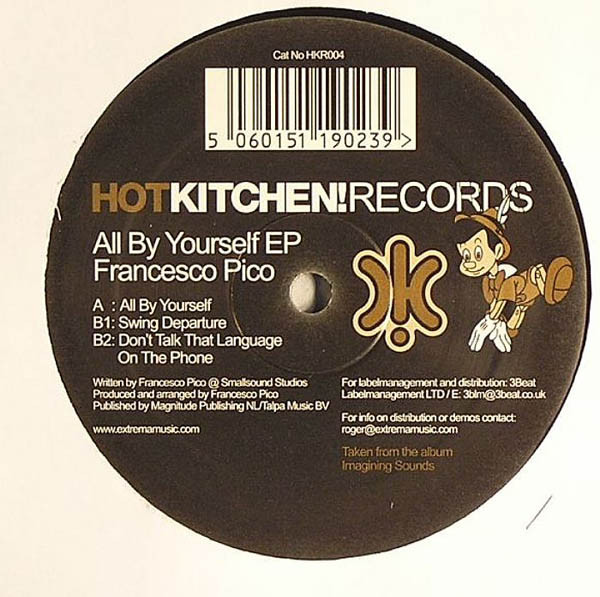 Francesco Pico - All By Yourself EP - Vinyl Record 12" image 1