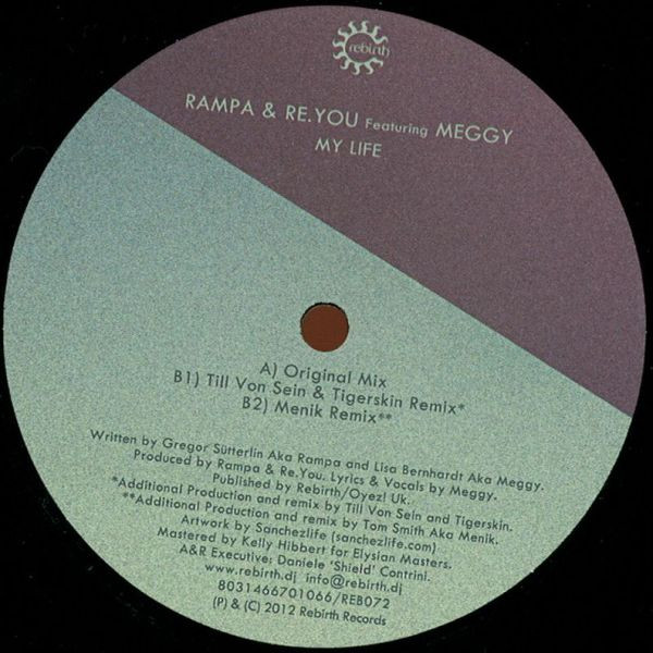 Rampa & Re.You - My Life - Vinyl Record 12" image 1