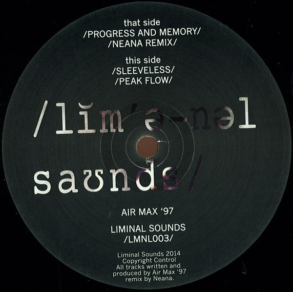 Air Max '97 - Progress And Memory - Vinyl Record 12" image 1
