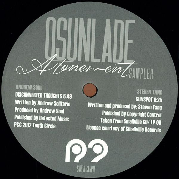 Osunlade - Atonement Sampler - Vinyl Record 12" image 1