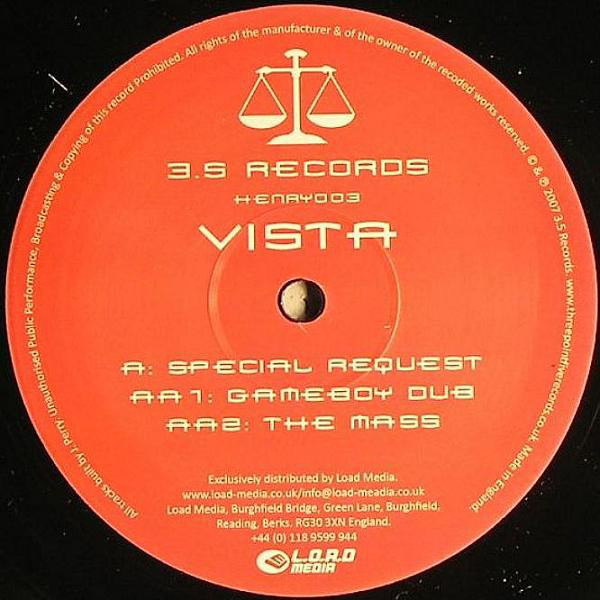 Vista - Special Request - Vinyl Record 12" image 1